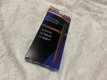 エーメイク マットリキッドアイライナー /A/mAke/リキッドアイライナーを使ったクチコミ(1枚目)