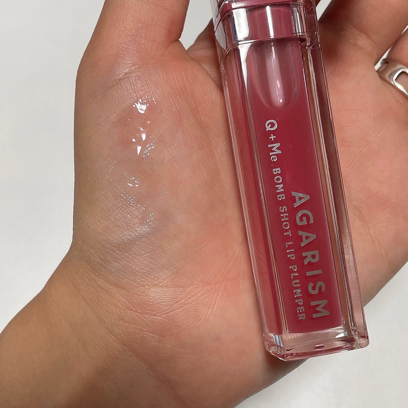 Q+Me　ボムショットリッププランパー+/AGARISM/リッププランパーを使ったクチコミ（3枚目）