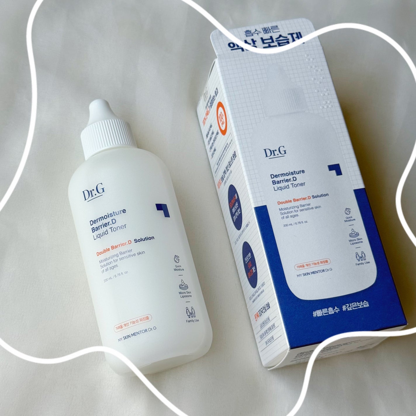 ザモイスチャーバリアDリキッドトナー/Dr.G/化粧水を使ったクチコミ(4枚目)