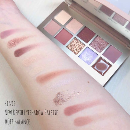 ニューデップスアイシャドウパレット/hince/アイシャドウパレットを使ったクチコミ(1枚目)
