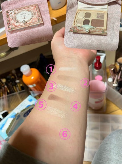 女王のカメオマルチパレット /COLORROSE/マルチパレットを使ったクチコミ(4枚目)