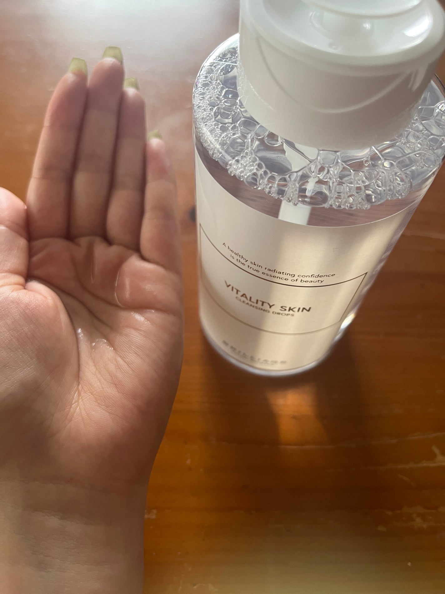 バイタリティ スキン クレンジングドロップス (クレンジングウォーター)/ブリリアージュ/クレンジングウォーターを使ったクチコミ(1枚目)