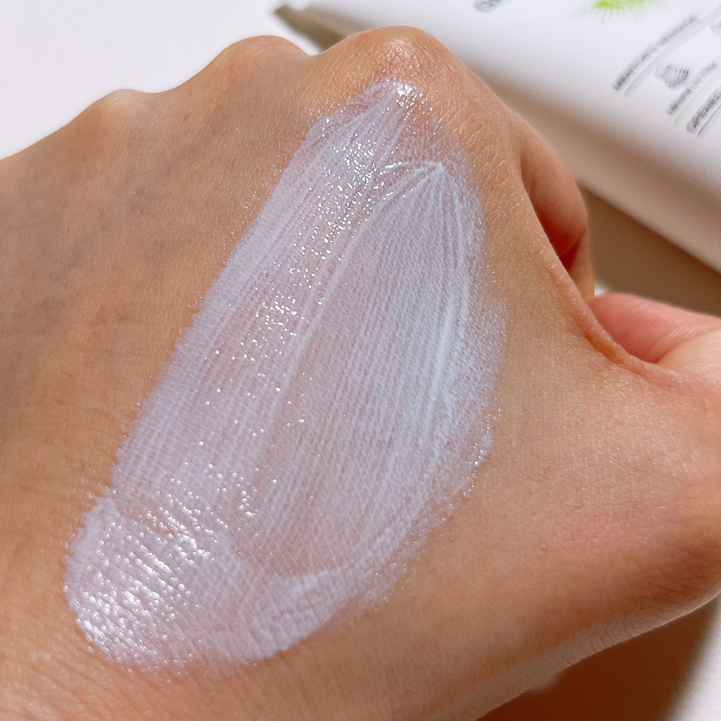 グリーンマイルドアップサンプラス/Dr.G/日焼け止めクリームを使ったクチコミ(3枚目)