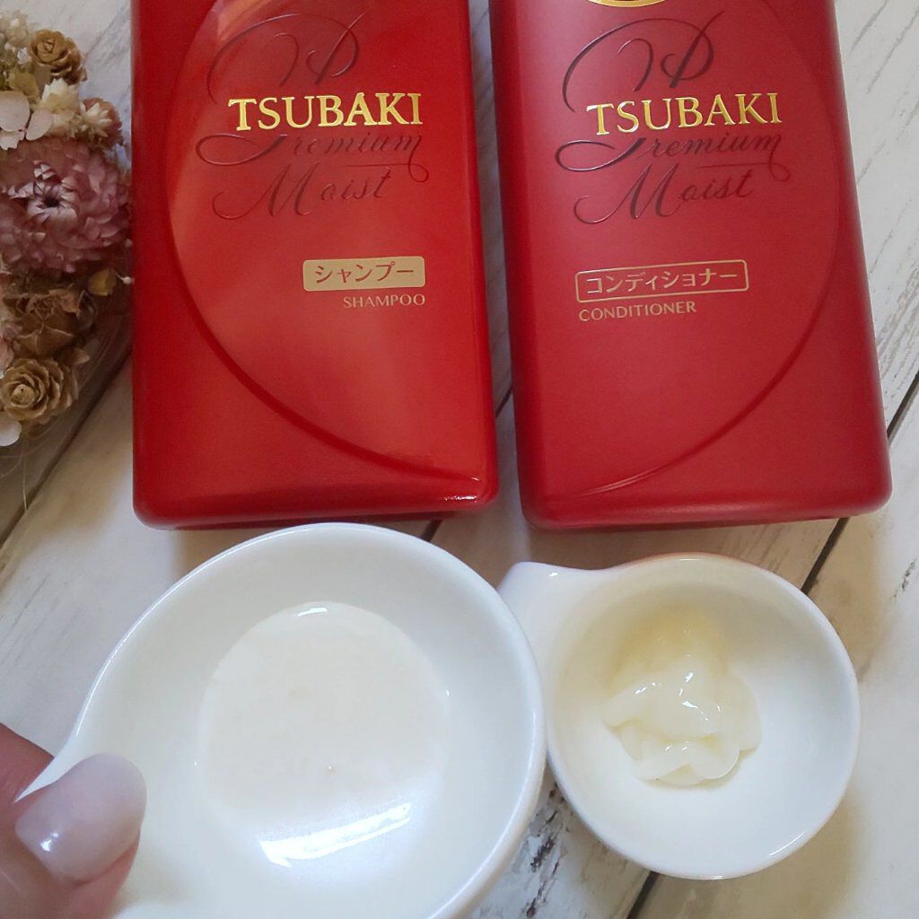 プレミアムモイスト シャンプー／ヘアコンディショナー/TSUBAKI/市販シャンプーを使ったクチコミ（2枚目）