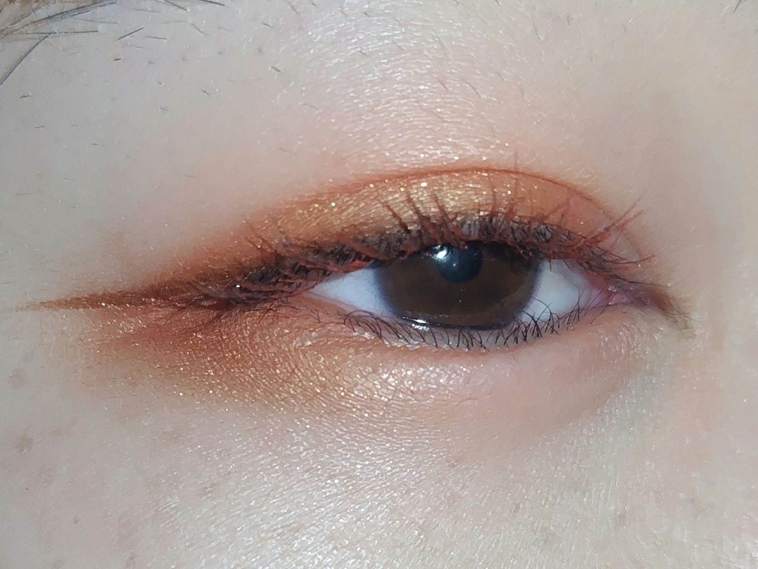 ヴィセ アヴァン シングルアイカラー 044 GYPSY GOLD/Visée/単色アイシャドウを使ったクチコミ（3枚目）