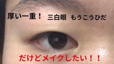 厚い一重、もうこうひだ、三白眼のクールメイクです💕「一重だからメイク合わない」ってなりたくない！！一重でもできるメイク、一緒に探しませんか？
⚠️メイクテクニックがあまりないので参考まで
　に！
〜アイ