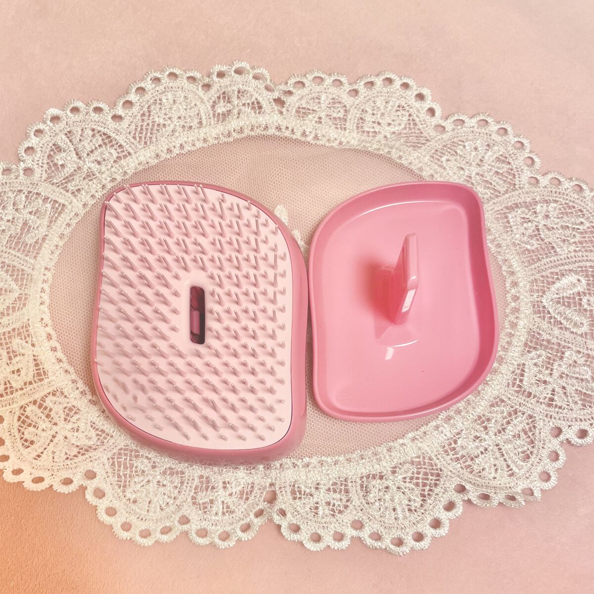 コンパクトスタイラー マイメロディ／リボン＆マーガレット/TANGLE TEEZER/ヘアブラシを使ったクチコミ（2枚目）