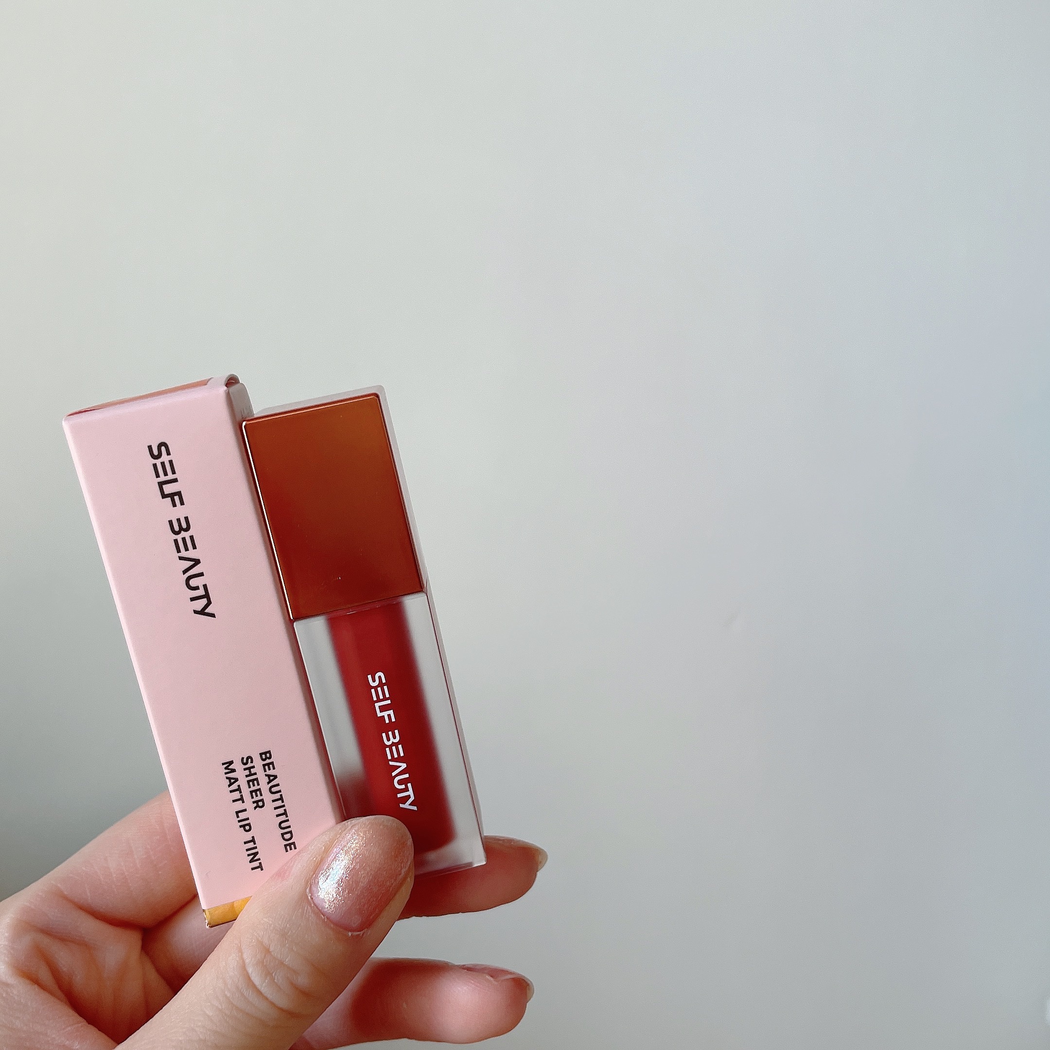 BEATITUDE SHEER MATT LIP TINT/SELF BEAUTY/口紅を使ったクチコミ（1枚目）