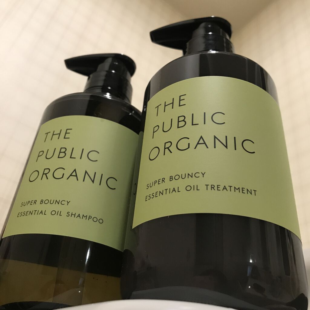 スーパーバウンシー DM シャンプー／DM ヘア トリートメント シャンプー本体 480ml/THE PUBLIC ORGANIC/市販シャンプーを使ったクチコミ（1枚目）