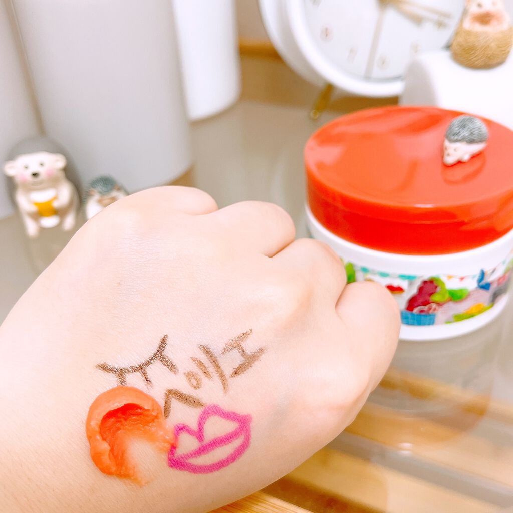 ロゼット 夢みるバーム 赤泥リンクルモイスチャーのクチコミ「バームクレンジング好きです(*´˘`*)♡

便利なスパチュラも入ってて
体温でジュワッーっと.....」（3枚目）