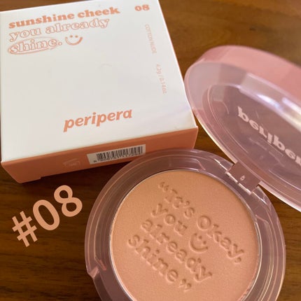 ピュア ブラッシュド サンシャイン チーク/PERIPERA/パウダーチークを使ったクチコミ(4枚目)