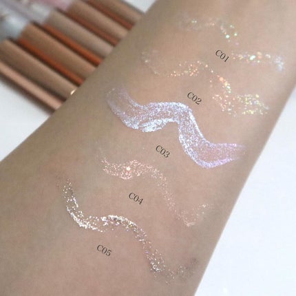 スパークリングギャラクシーリキッドアイシャドウ/COLORKEY/リキッドアイシャドウを使ったクチコミ(4枚目)