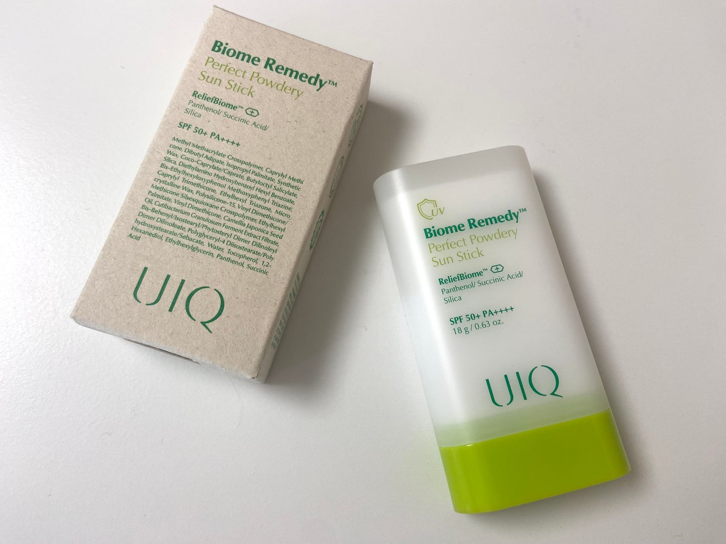 バイオームパーフェクトさらさらUVスティック/UIQ/日焼け止めスティックを使ったクチコミ(1枚目)