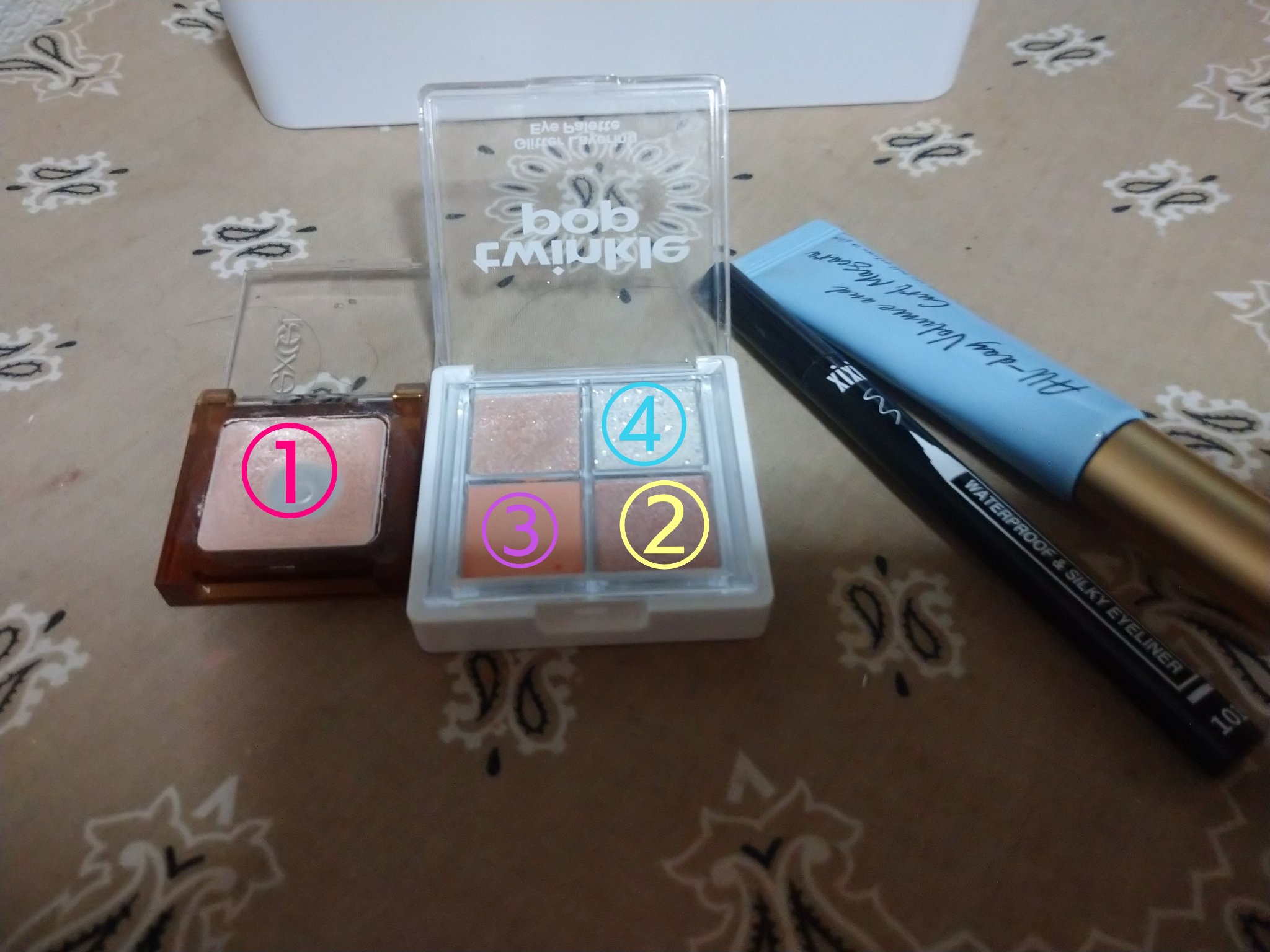 イルミクチュールシャドウ/excel/ジェル・クリームアイシャドウを使ったクチコミ（1枚目）