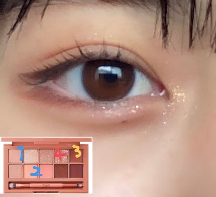 プロレイヤリングアイパレット/CLIO/アイシャドウパレットを使ったクチコミ(1枚目)