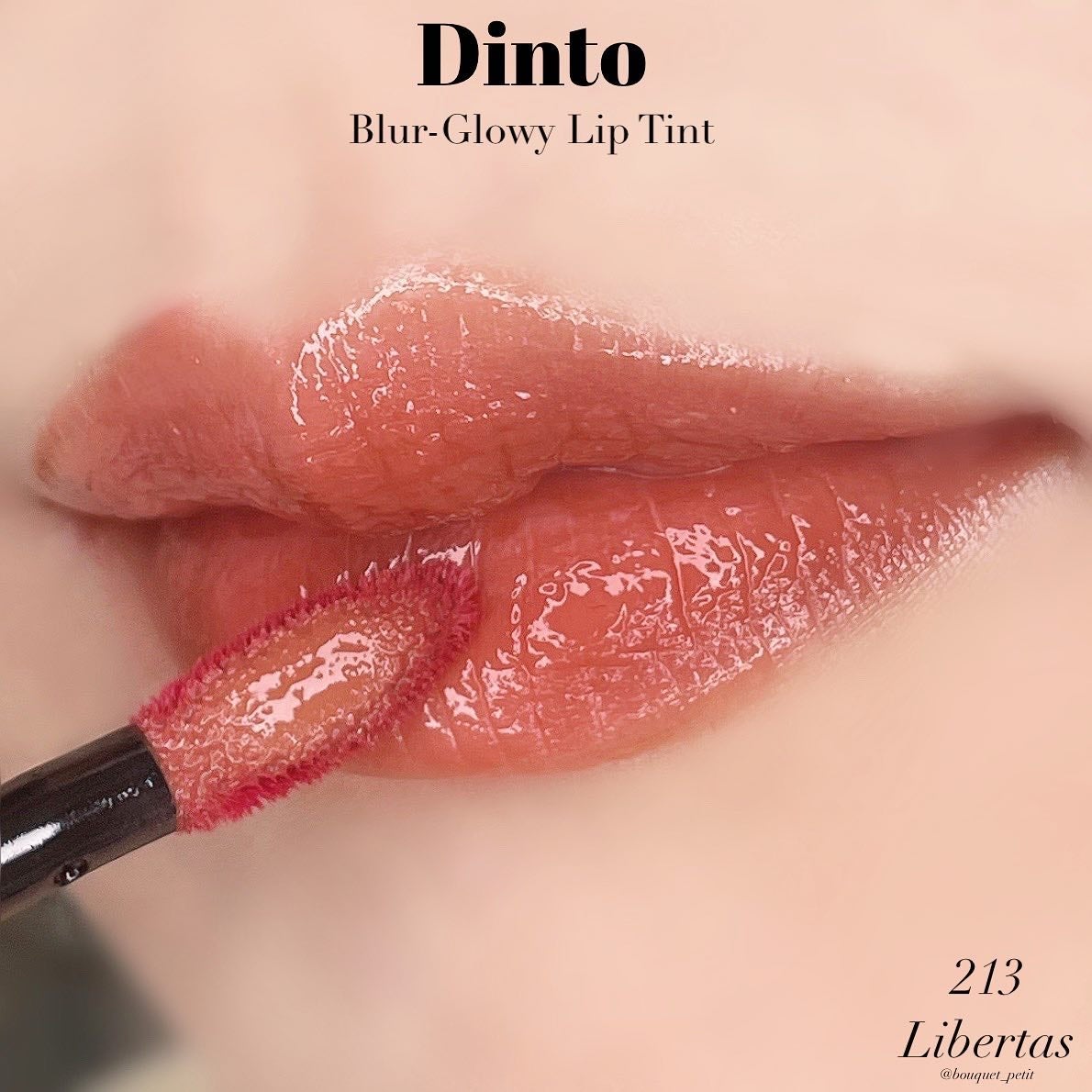 ブラーグロイリップティント/Dinto/リップティントを使ったクチコミ(6枚目)