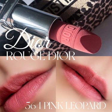 ルージュ ディオール 564 ピンク レオパード ベルベット（生産終了）/Dior/口紅を使ったクチコミ（1枚目）