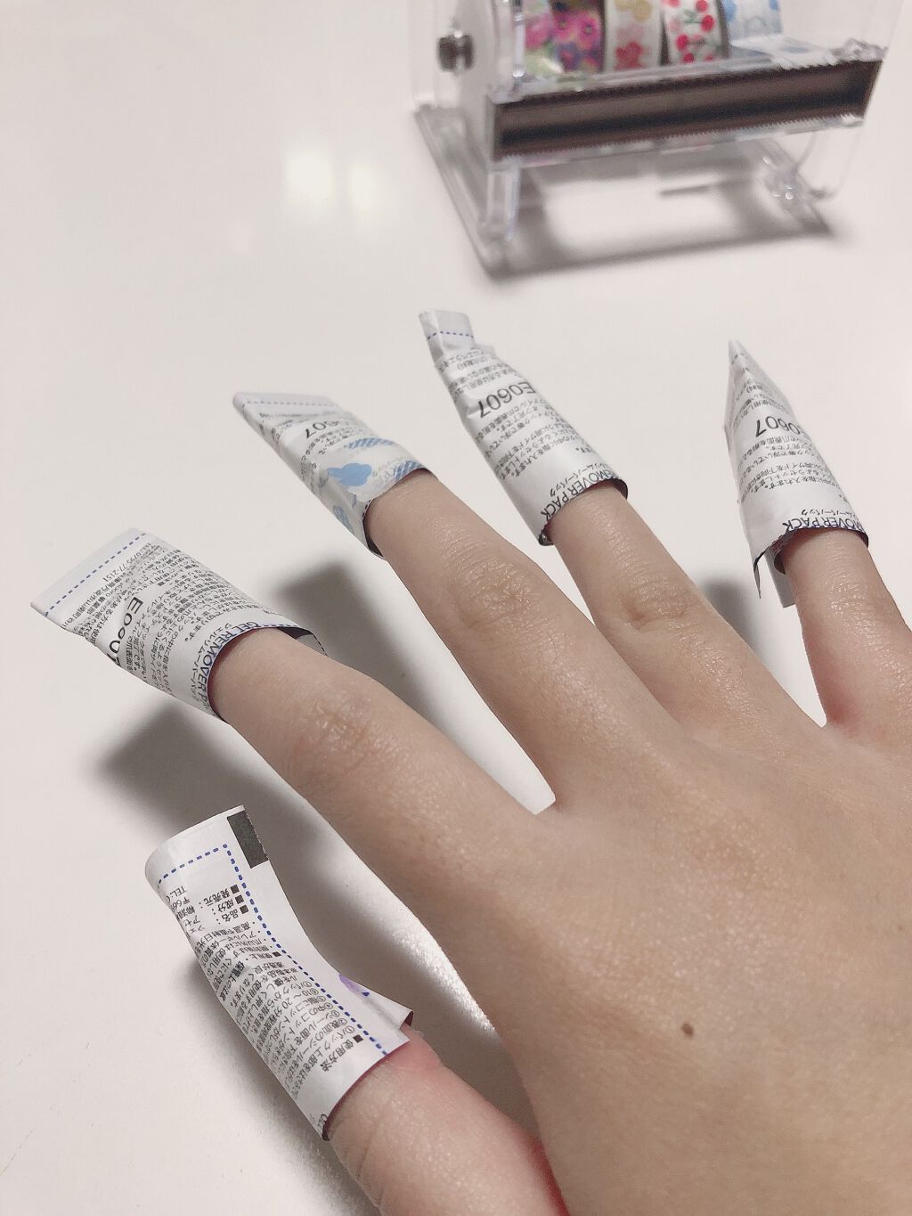 LJジェルネイルリムーバーL/セリア/除光液を使ったクチコミ（3枚目）