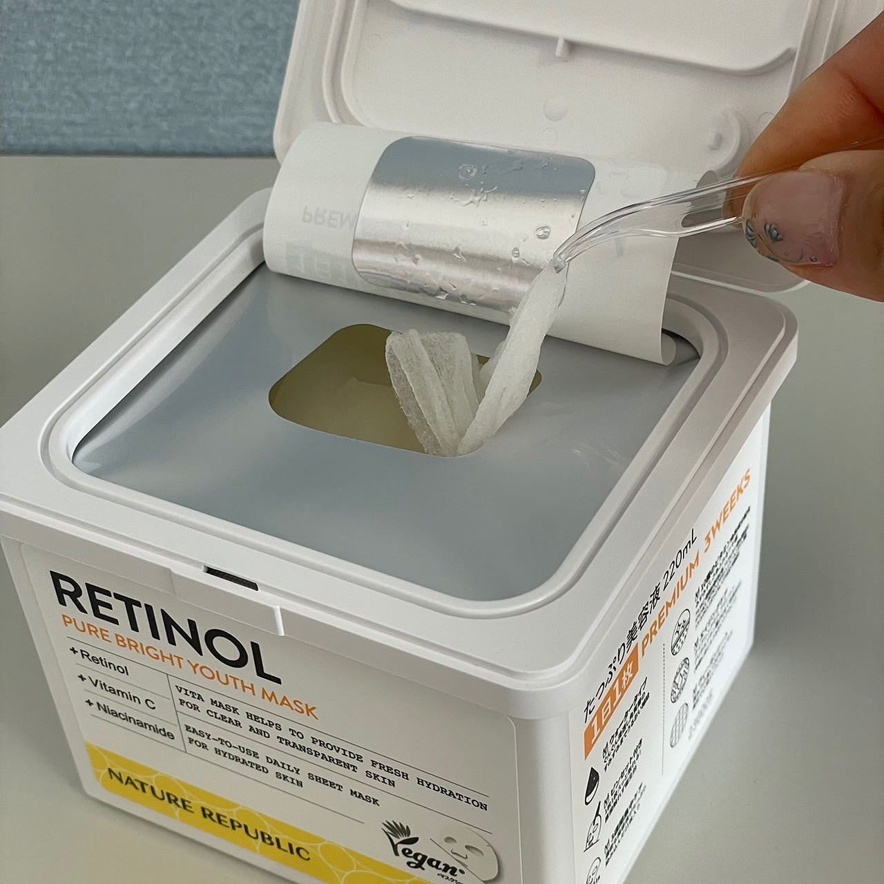 キューブマスク プロポリス/ネイチャーリパブリック/シートマスク・パックを使ったクチコミ(5枚目)