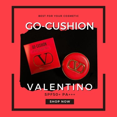 今回Valentino Beautyさんから「GOクッション」をいただきました。

Point1 ♡ カバーしながら軽いつけ心地、肌のうるおいを保ちながら仕上がりが長時間続く
Point2 ♡ 高いUV