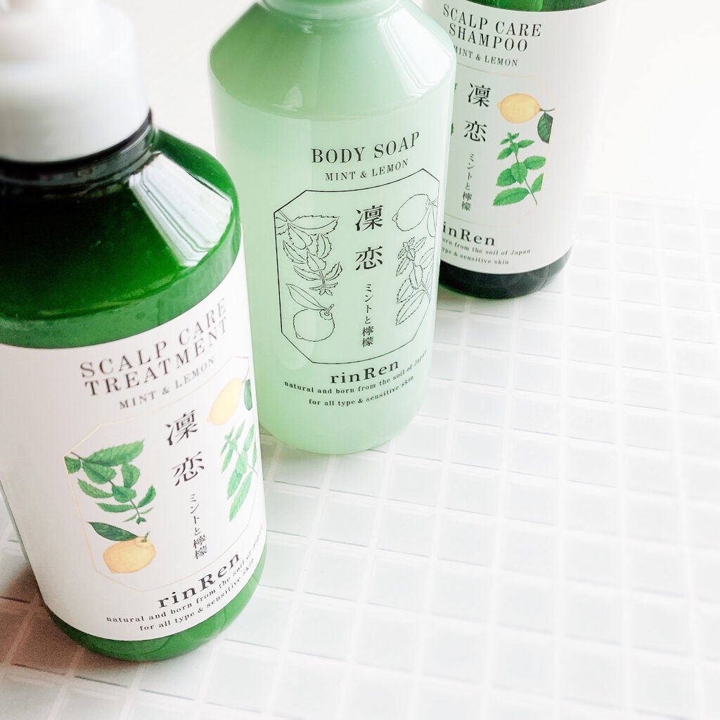 ボディーソープ ミント&レモン/rinRen(凛恋)/ボディソープを使ったクチコミ(1枚目)
