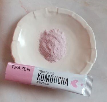 TEAZEN コンブチャのクチコミ「リアルサンプリングラボ　韓国情報フェアに
参加中✨

🍀商品名
ON-TAMA TEAZENピ.....」（3枚目）