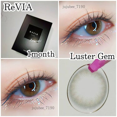 LeVIA  1month　Luster Gem

DIA:14.1  BC:8.6
GDIA:13.0  1month

ふんわり透明感＋ニュアンスカラーが瞳に溶け込みふんわり柔らかくトーンチェンジ✨