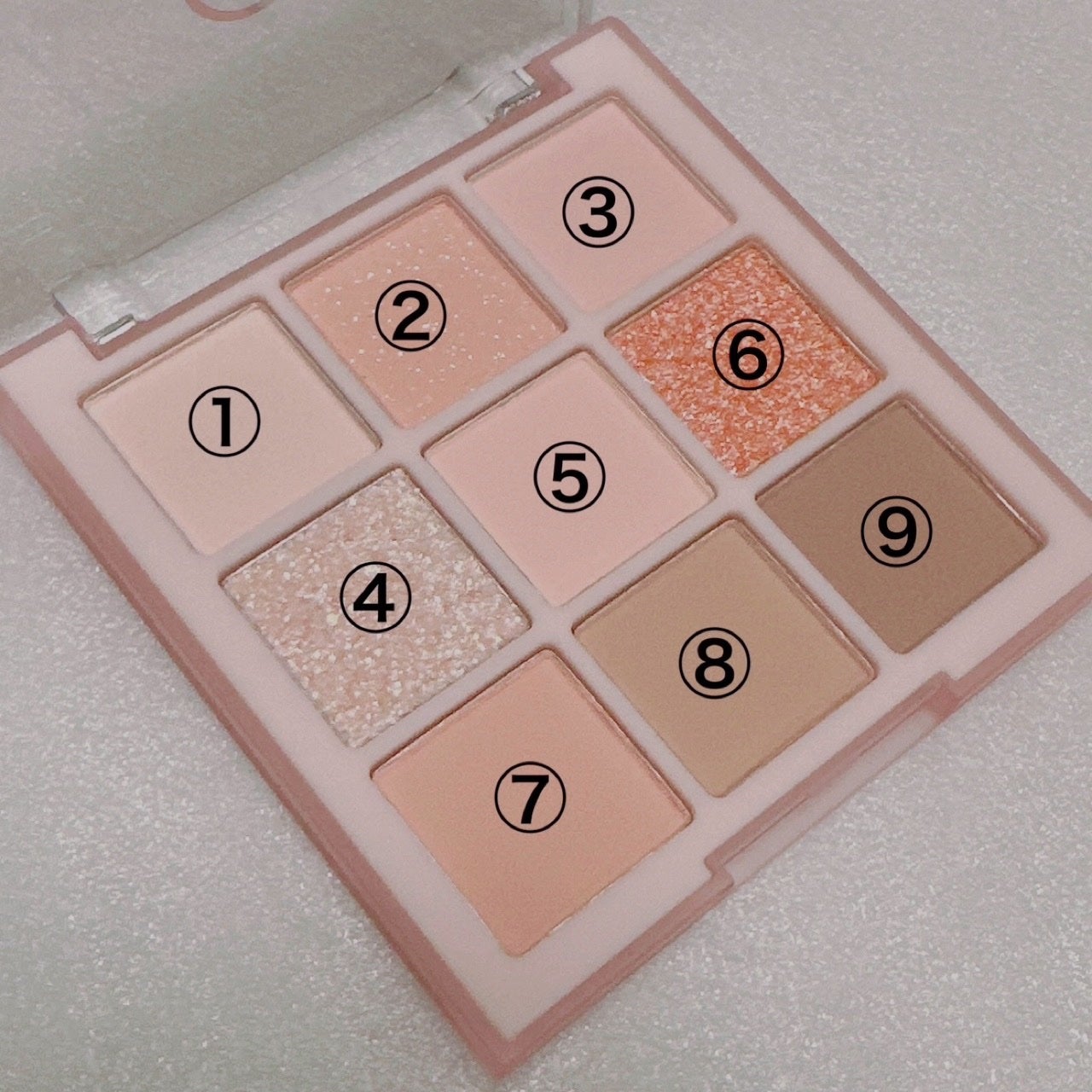 ムードブレンディングシャドウパレット/Coralhaze/アイシャドウパレットを使ったクチコミ(6枚目)