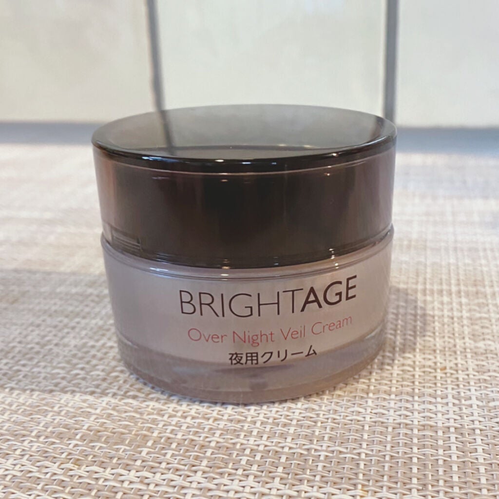 オーバーナイト ヴェールクリーム/BRIGHTAGE/フェイスクリームを使ったクチコミ(1枚目)