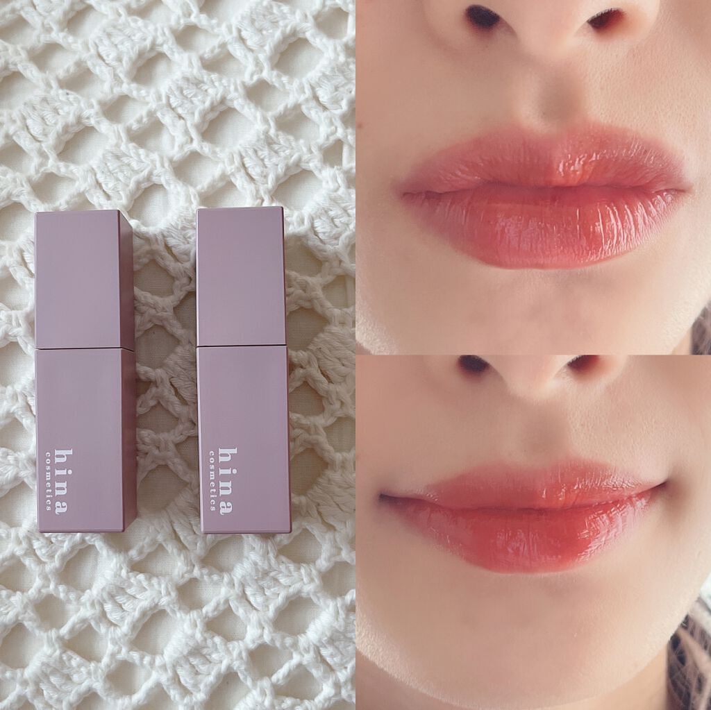チュルンリップティント/hina cosmetics/リップティントを使ったクチコミ（1枚目）