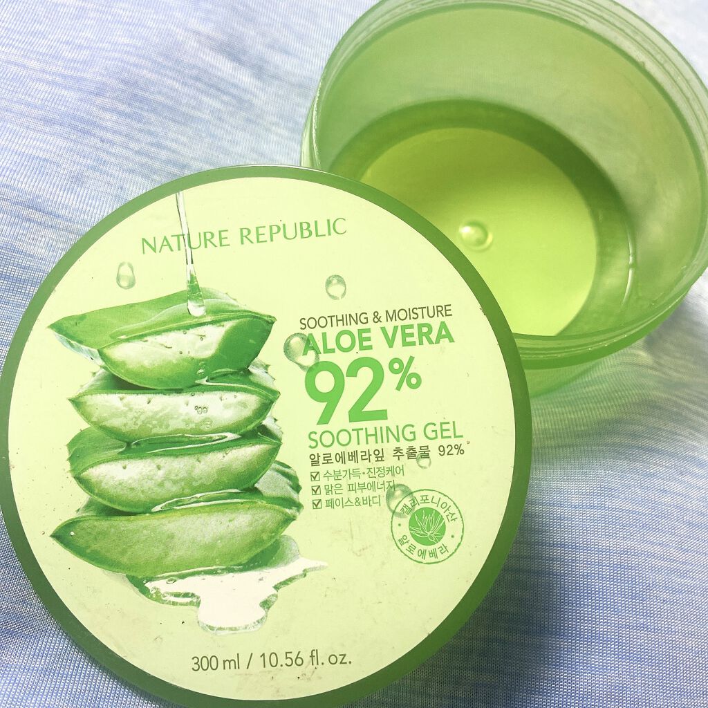 マイルド＆モイスチャーアロエジェル/ネイチャーリパブリック/ボディローションを使ったクチコミ（1枚目）