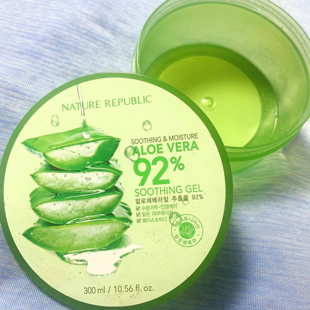 マイルド&モイスチャーアロエジェル/ネイチャーリパブリック/ボディローションを使ったクチコミ(1枚目)