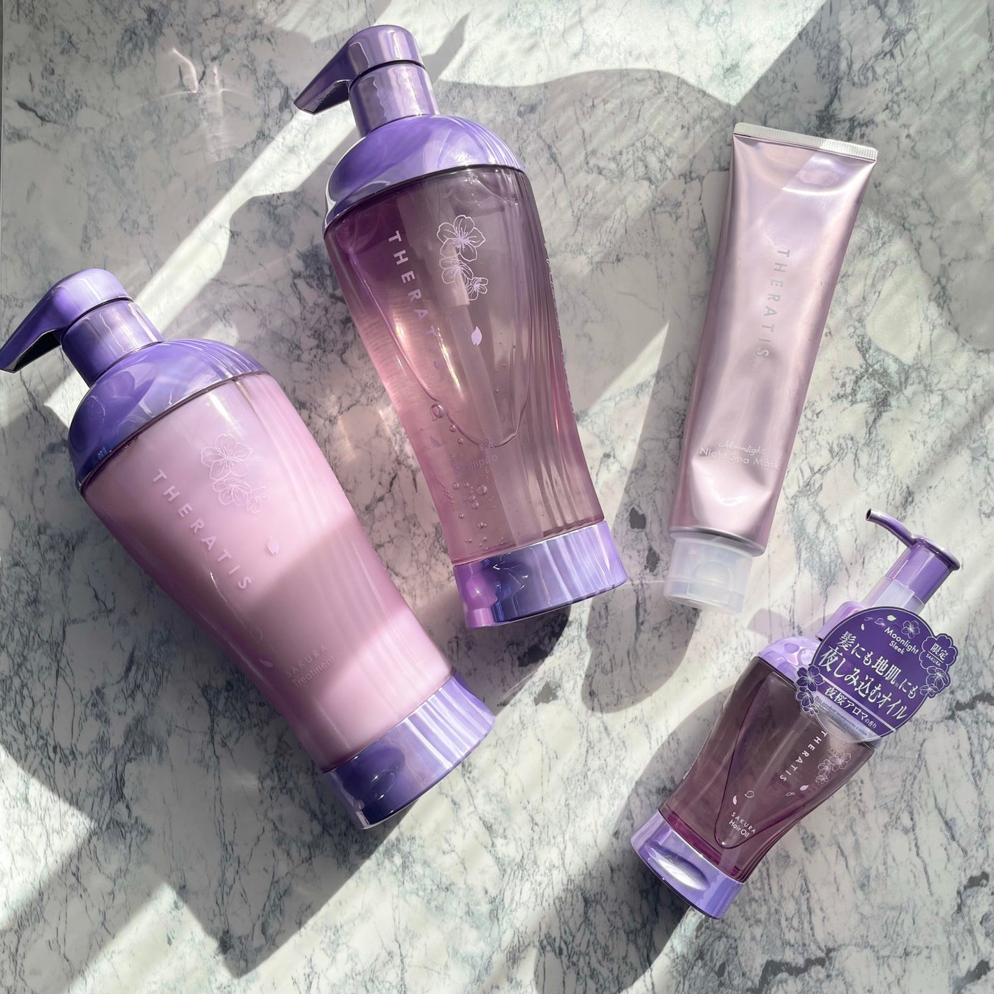 セラティス サクラ ムーンライト スリーク トリプルセット/THERATIS/市販シャンプーを使ったクチコミ(1枚目)