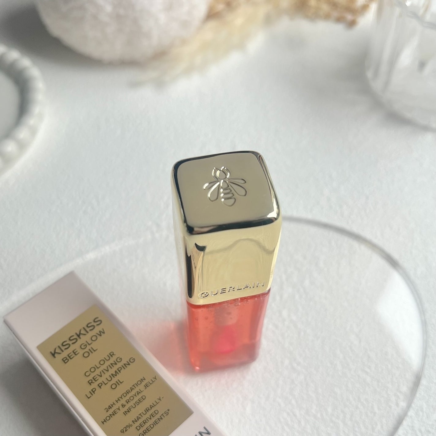 キスキス ビー グロウ オイル/GUERLAIN/リップグロスを使ったクチコミ(3枚目)