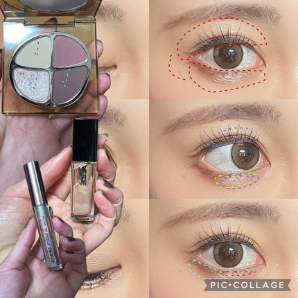 遊染インクスマッジパレット/Joocyee/アイシャドウパレットを使ったクチコミ(3枚目)