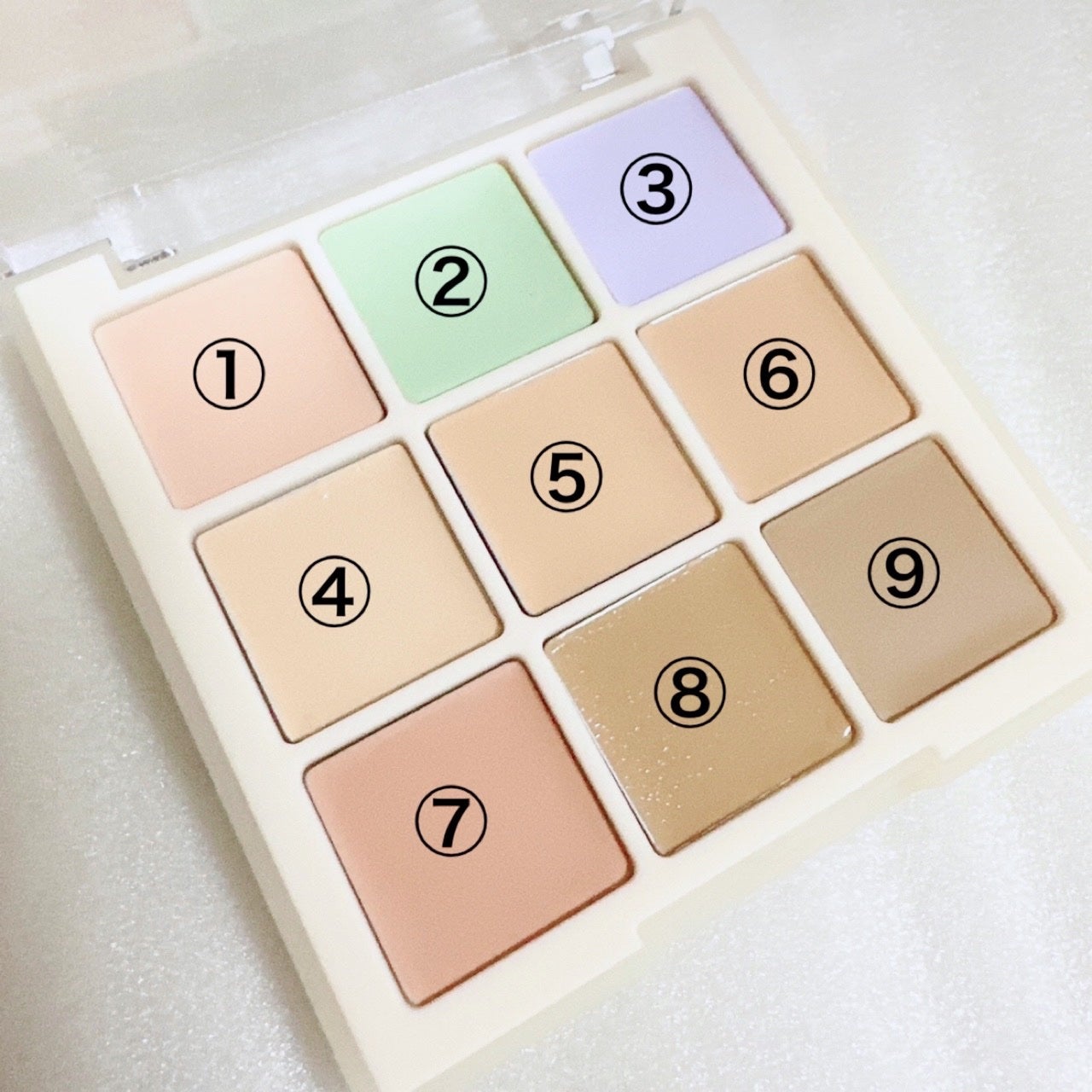 プロコンシーラーパレット/dasique/パレットコンシーラーを使ったクチコミ(2枚目)