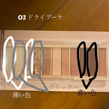 アイシャドウパレット/coou/アイシャドウパレットを使ったクチコミ(2枚目)