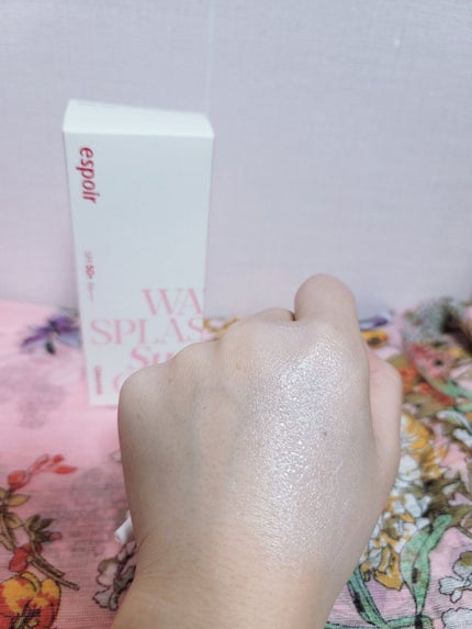 ウォータースプラッシュサンクリーム セラミド/espoir/日焼け止めクリームを使ったクチコミ(3枚目)