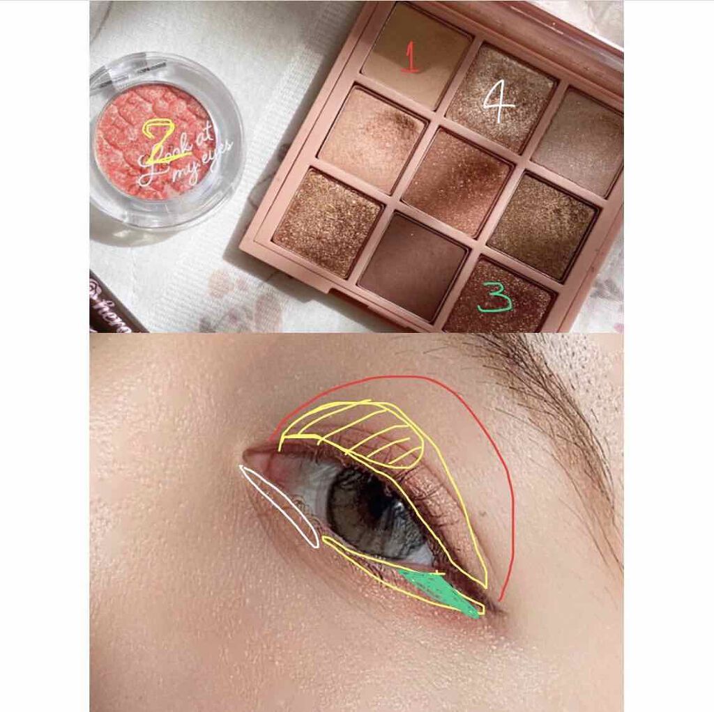 ルックアット マイアイジュエル/ETUDE/単色アイシャドウを使ったクチコミ（2枚目）