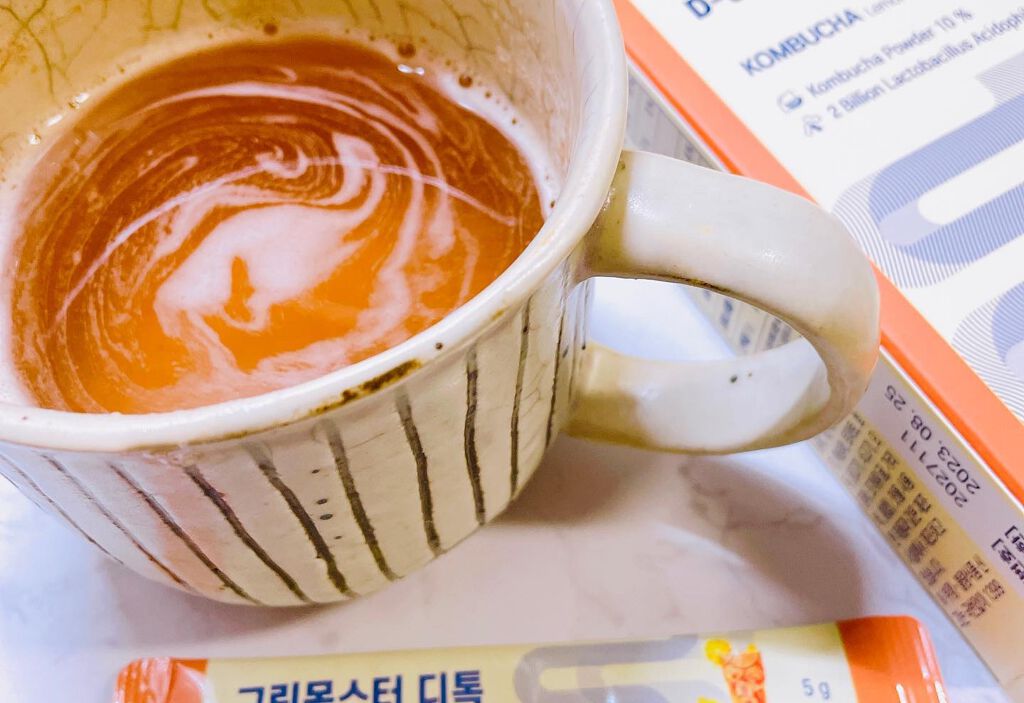 デトックスコンブ茶/グリーンモンスター/コンブチャを使ったクチコミ（2枚目）