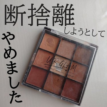 UR GLAM　BLOOMING EYE COLOR PALETTE/U R GLAM/アイシャドウパレットを使ったクチコミ（1枚目）