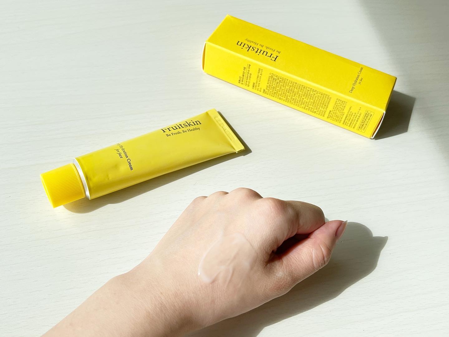 ビーガンディープハイドレーションクリーム/fruitskin/フェイスクリームを使ったクチコミ（2枚目）