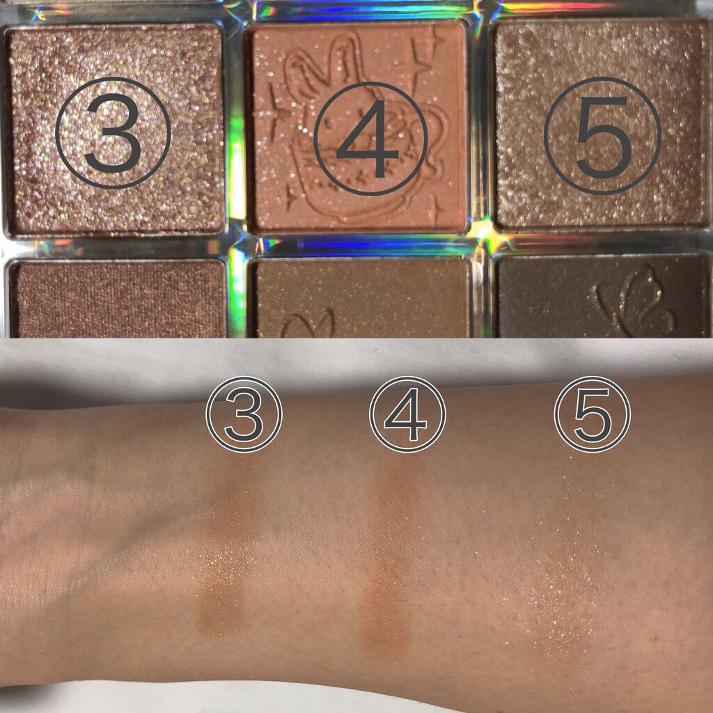 クォーツ 9色アイシャドウパレット(ドリームランドアイシャドウ)/ZEESEA/アイシャドウパレットを使ったクチコミ(4枚目)