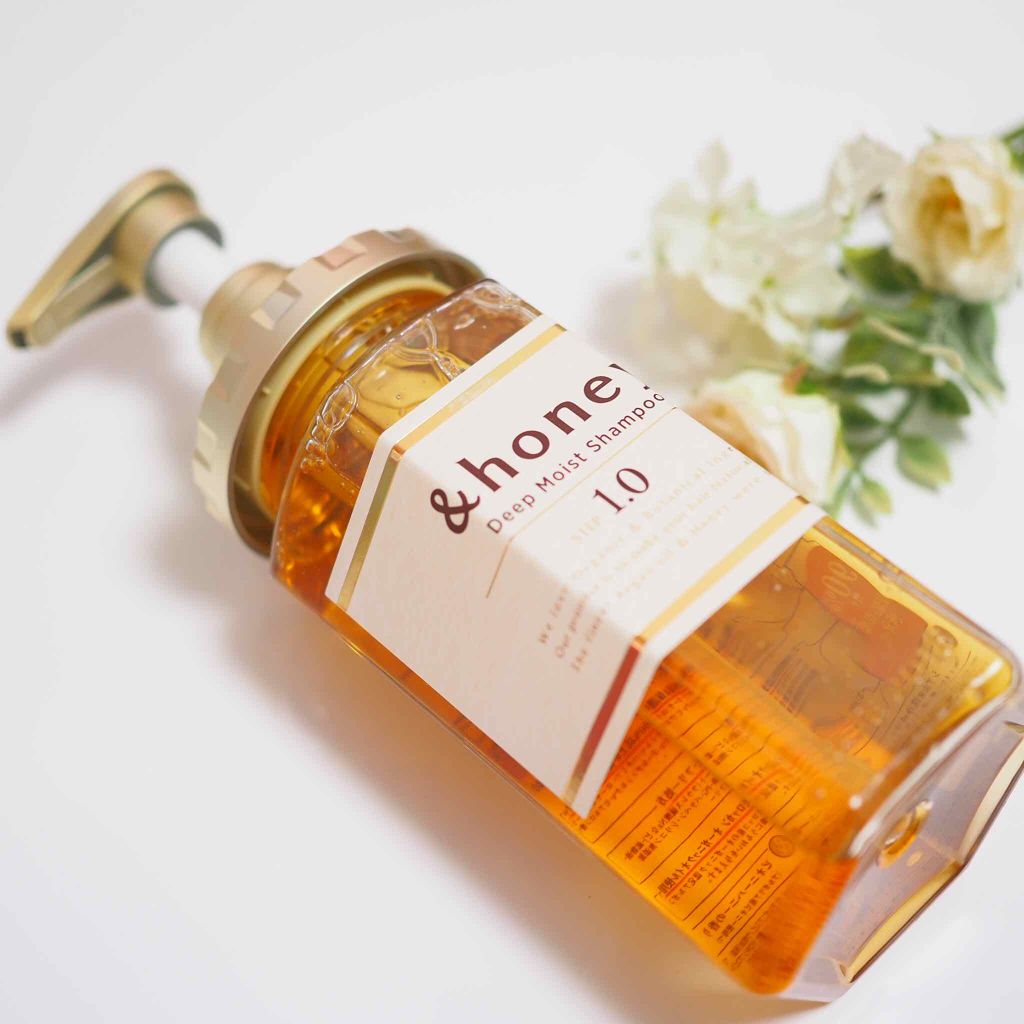 ディープモイスト シャンプー1.0／ヘアトリートメント2.0/&honey/市販シャンプーを使ったクチコミ（2枚目）