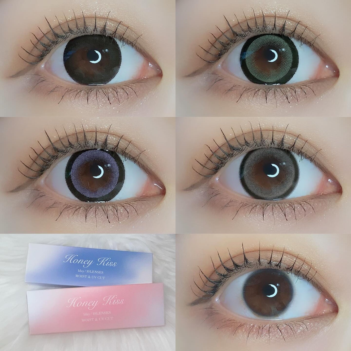 Honey kiss 1day/HoneyKiss/ワンデー(1DAY)カラコンを使ったクチコミ(10枚目)