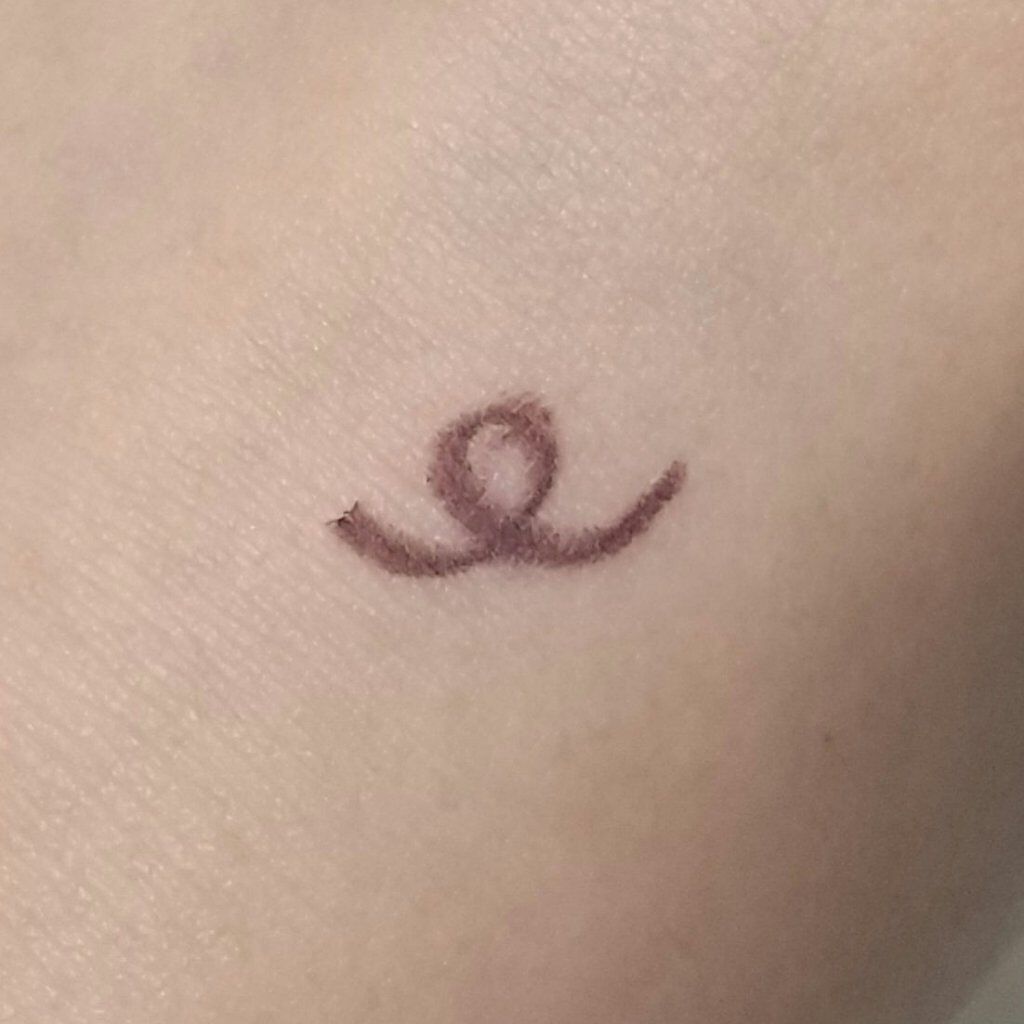 ジェルアイライナー ローズバイオレット/U R GLAM/ジェルアイライナーを使ったクチコミ（2枚目）