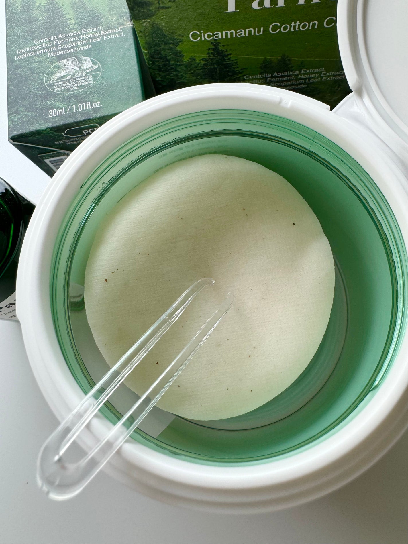 シカマヌ コットンクリアパッド/parnell/トナーパッドを使ったクチコミ(2枚目)