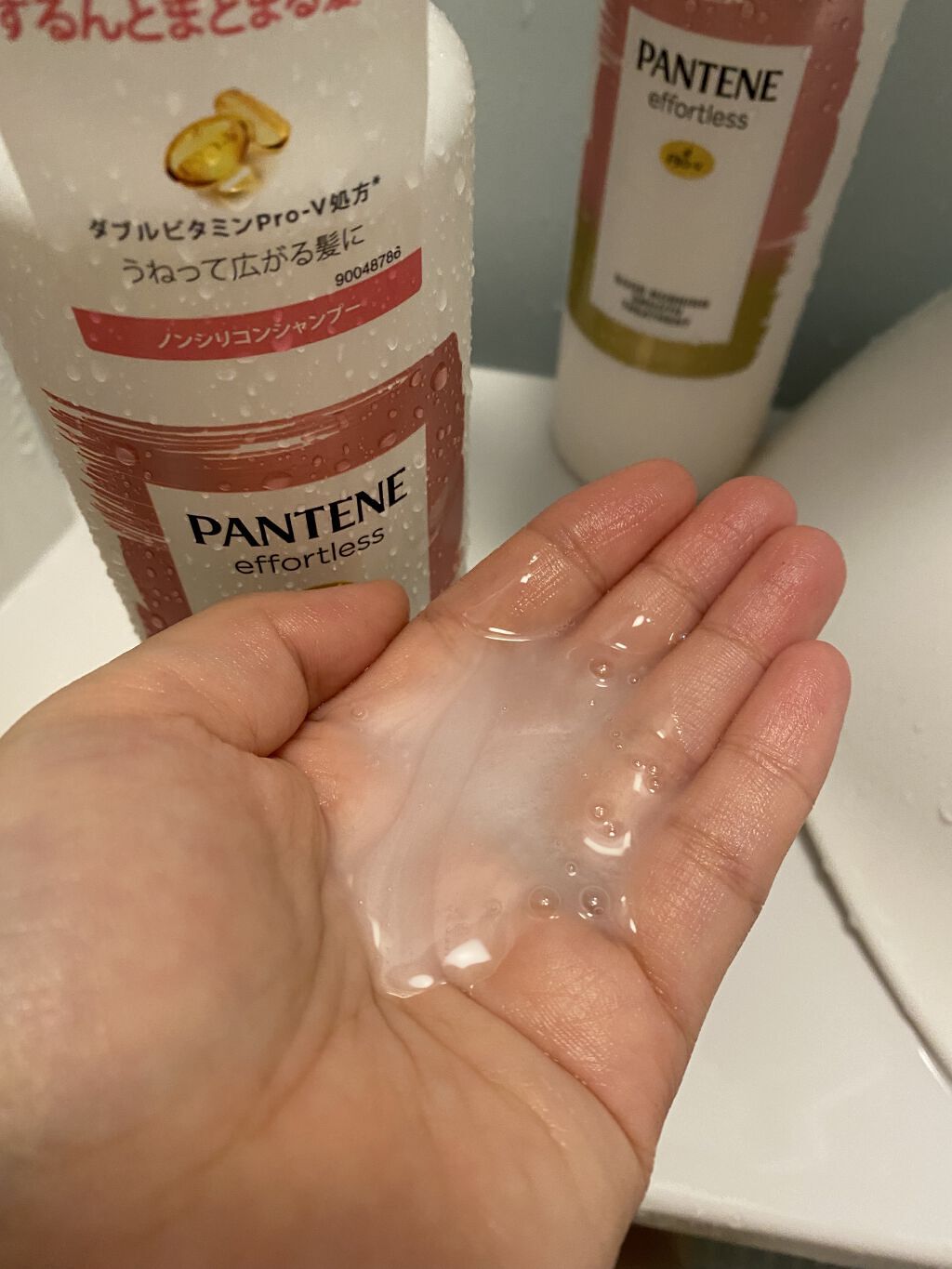 パンテーン エフォートレス グッドモーニング スムース シャンプー／トリートメント/パンテーン/市販シャンプーを使ったクチコミ（2枚目）