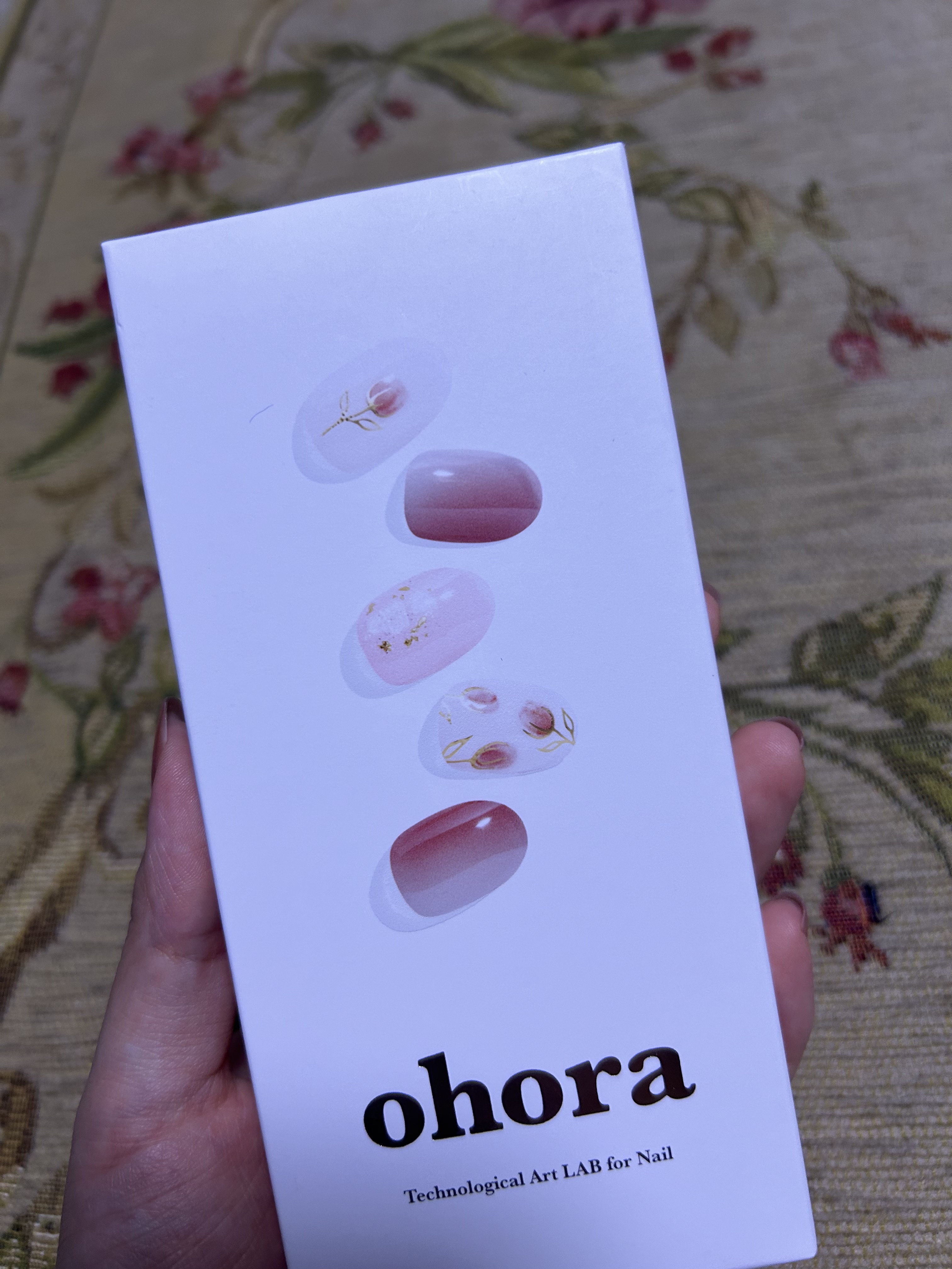 セミキュアジェルネイル（ハンド）/ohora/ネイルシールを使ったクチコミ（2枚目）