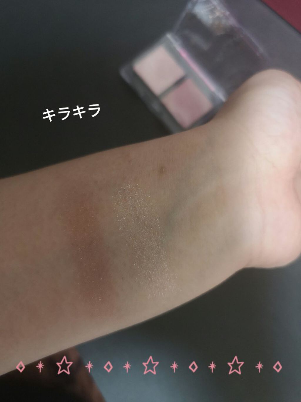 グリッタースノー エアームースアイズパレット/ETUDE/アイシャドウパレットを使ったクチコミ(2枚目)